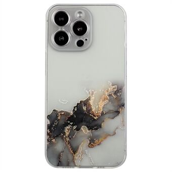 Embossing Marble Pattern Case for iPhone 14 Pro Max 6.7 inch, Lightweight Anti-shock TPU Cell Phone Cover