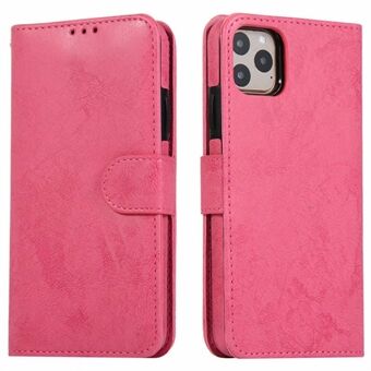 For iPhone 14 Pro Max 6.7 inch Detachable 2-in-1 Magnetic Case PU Leather Wallet Style Adjustable Stand Anti-fall Phone Shell