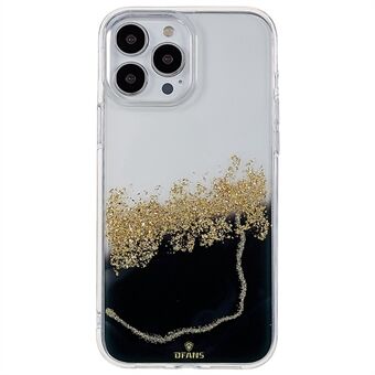 DFANS Starlight Shining Series Phone Case for iPhone 14 Pro Max 6.7 inch PC + TPU Hybrid Shockproof Cover with Glitter Decorated