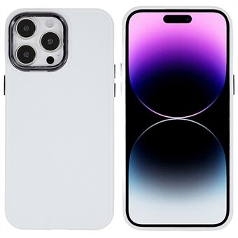 For iPhone 14 Pro Max Cell Phone Case Electroplating Camera Lens Ring Soft TPU Phone Cover