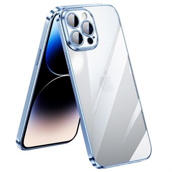 SULADA Shield Eye Series for iPhone 14 Pro Max Transparent Electroplating Protective Cover Hard PC Back Soft TPU All-Inclusive Lens Clear Phone Shell