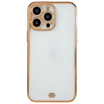 For iPhone 14 Pro Max Soft TPU Phone Case Camera Lens Protection Electroplated Phone Cover