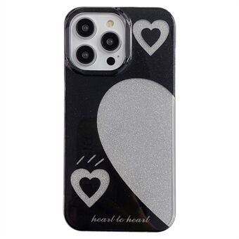 For iPhone 14 Pro Max IMD Glitter Powder Back Cover Anti-drop PC+TPU Phone Protective Case