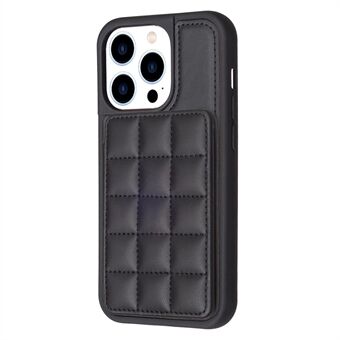 Style-BF24 for iPhone 14 Pro Max Card Slots Phone Cover Kickstand PU Leather + TPU Phone Case