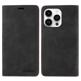BETOPNICE 003 For iPhone 14 Pro Max Magnetic Phone Case PU Leather Stand Cover RFID Blocking Wallet Phone Shell