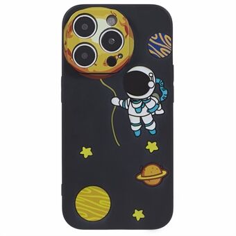 Anti-scratch Phone Cover for iPhone 14 Pro Max ,  Astronaut Pattern Printing Phone TPU Case