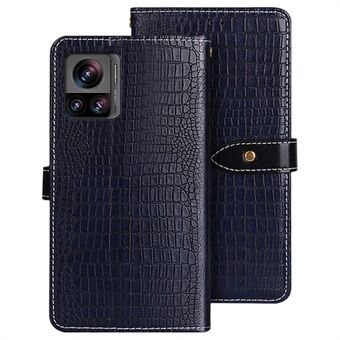 IDEWEI For Motorola Edge 30 Ultra 5G / Moto X30 Pro 5G Crocodile Texture PU Leather Phone Shockproof Case Smartphone Flip Stand Wallet Cover