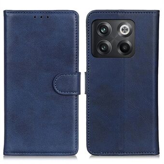 For OnePlus 10T 5G / Ace Pro 5G Magnetic PU Leather Flip Folio Cover Cowhide Textured Wallet Style Folding Stand Cover