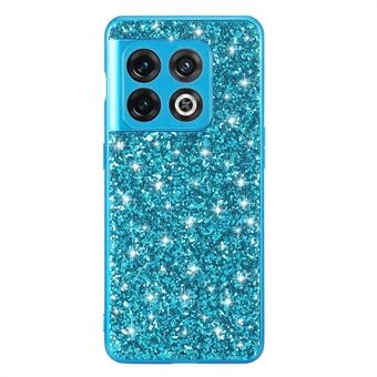 For OnePlus 10T 5G / Ace Pro 5G Shiny Glitter Sequins Phone Case Electroplating TPU Frame Hard PC Protective Back Cover