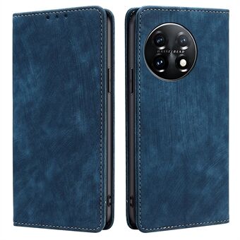 Protective Phone Cover For OnePlus 11 5G, Magnetic RFID Blocking Flip Leather Phone Case with Wallet Foldable Stand