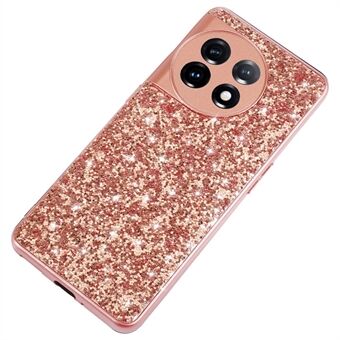 Protective Cover for OnePlus 11 5G Shiny Glitter Sequins Electroplating TPU Frame Hard PC Phone Case