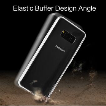 X-LEVEL Clear TPU Anti-slip Cell Phone Cover for Samsung Galaxy S8 G950 - Transparent