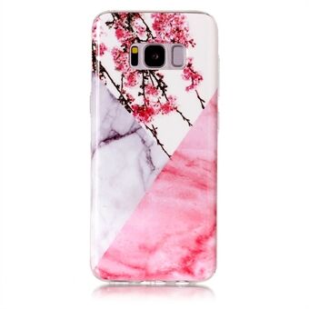 Marble Pattern IMD TPU Jelly Cover for Samsung Galaxy S8 G950