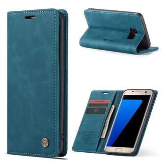 CASEME 013 Series Auto-absorbed Leather Wallet Stand Casing for Samsung Galaxy S7 edge G935