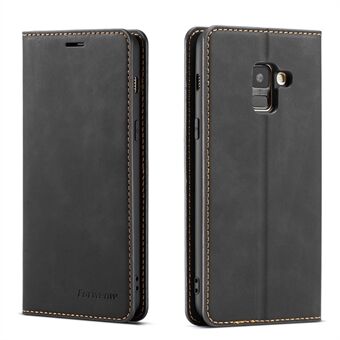 FORWENW Fantasy Series Silky Touch Leather Wallet Case for Samsung Galaxy A8 (2018)