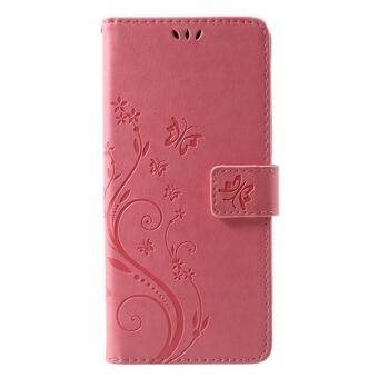 Imprint Butterfly Flower Stand Wallet Leather Case for Samsung Galaxy Note 9