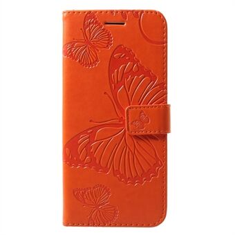 For Samsung Galaxy S10 Plus [Imprint Butterfly] Wallet Leather Stand Case