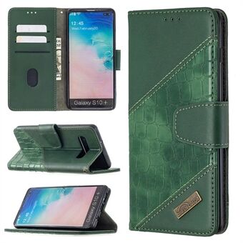 Crocodile Skin Assorted Color Style Leather Wallet Case for Samsung Galaxy S10 Plus