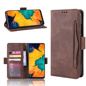 Leather Mobile Phone Cover Case with Multiple Card Slots for Samsung Galaxy A40