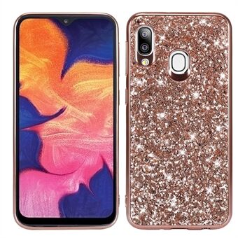 Glittering Sequins Electroplating TPU+PC Phone Shell for Samsung Galaxy A20e