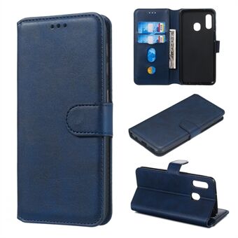 Classic Wallet Leather Stand Phone Protective Cover for Samsung Galaxy A20e