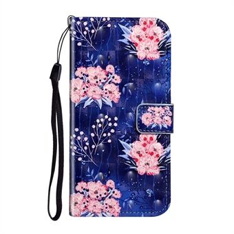 Pattern Printing Light Spot Decor Leather Case Stand Wallet Phone Cover for Samsung Galaxy A51 SM-A515