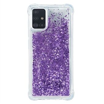 Pure Color Glitter Powder Quicksand TPU Shell for Samsung Galaxy A51 SM-A515