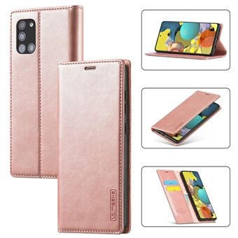 LC.IMEEKE LC Leather Wallet Auto Absorbed Phone Protector for Samsung Galaxy A51 SM-A515/M40S