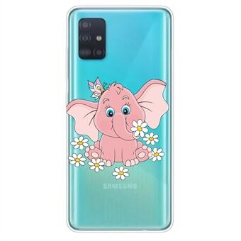 Pattern Printing TPU Phone Case Covering for Samsung Galaxy A71