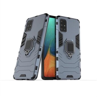 Plastic + TPU Case with Kickstand for Samsung Galaxy A71