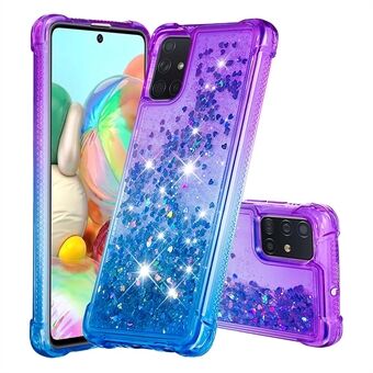 Gradient Glitter Powder Quicksand TPU Cell Phone Case for Samsung Galaxy A71