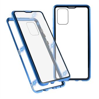 Metal Frame + Tempered Glass Protective Case for Samsung Galaxy A71