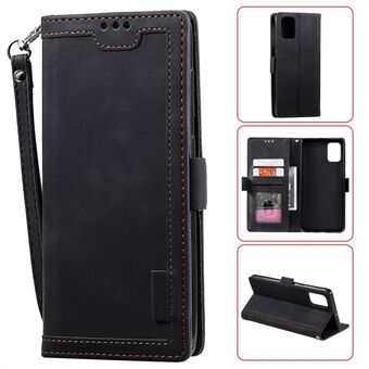 Vintage Splicing Style Leather Shell Protective Case for Samsung Galaxy A71 5G SM-A716