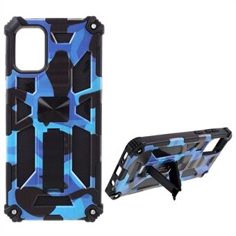 Well-Protected Camouflage Design Detachable 2 in 1 Phone Protective Shell with Magnet Sheet for Samsung Galaxy A71 5G SM-A716