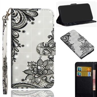 Light Spot Decor Patterned Leather Wallet Case for Samsung Galaxy S20 Plus