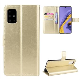 For Samsung Galaxy S20 Plus Crazy Horse Wallet Leather Cover with Strap