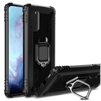 Shockproof TPU Cover with Finger Ring Kickstand Case for Samsung Galaxy S20 Plus