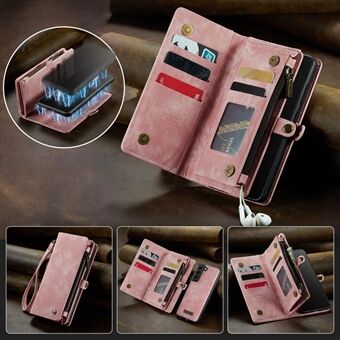 CASEME 008 Series Wallet Vintage PU Leather Case for Samsung Galaxy S20 Plus
