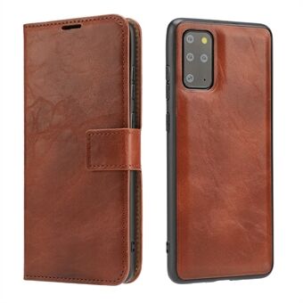 Crazy Horse Skin Unique Leather Wallet Case for Samsung Galaxy S20 Plus/S20 Plus 5G