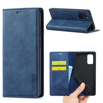 LC.IMEEKE Auto-Absorbed Leather Wallet Stand Phone Protective Shell with Wallet Stand for Samsung Galaxy S20 Plus/S20 Plus 5G