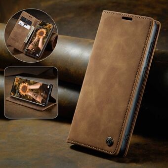 CASEME 013 Series Auto-absorbed Flip Leather Wallet Case for Samsung Galaxy S20 4G/S20 5G