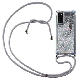 Glitter Powder Quicksand TPU Back Case for Samsung Galaxy S20