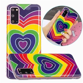 Marble Pattern Printing IMD Design TPU Case for Samsung Galaxy S20