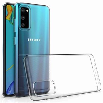 For Samsung Galaxy S20 5G / 4G Mobile Phone Shell HD Clear Soft TPU Phone Case Super Slim Anti-fingerprint Phone Back Cover