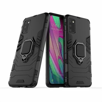Finger Ring Holder Kickstand PC + TPU Shell Cover for Samsung Galaxy A41 (Global Version)