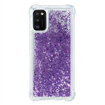 Solid Color Glitter Powder Quicksand Inside TPU Shell for Samsung Galaxy A41 (Global Version)