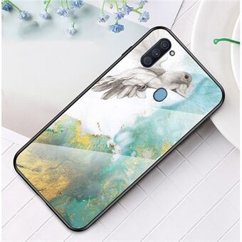 Marble Pattern Tempered Glass + PC + TPU Hybrid Case for Samsung Galaxy A11 (EU Version)/M11