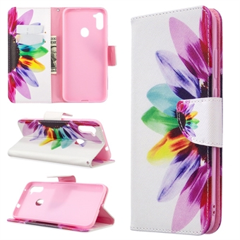 Pattern Printing Stand Leather Wallet Cover for Samsung Galaxy A11 (EU Version)/M11
