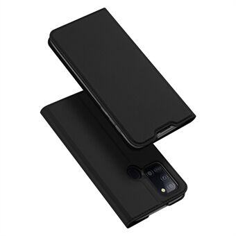 DUX DUCIS Skin Pro Series Folio Flip Leather Case with Card Slot for Samsung Galaxy A21s - Black