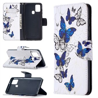 Pattern Printing Magnetic Leather Stand Case for Samsung Galaxy A21s